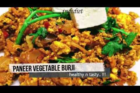 Weight loss recipe – Paneer vegetable bhurji | Easy to make recipe | how to make paneer bhurji