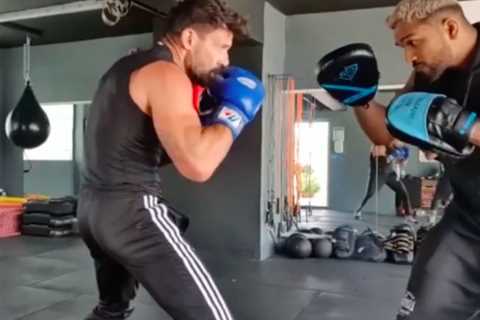 Frank Grillo’s Cure for Jet Lag? An Intense Boxing Workout.