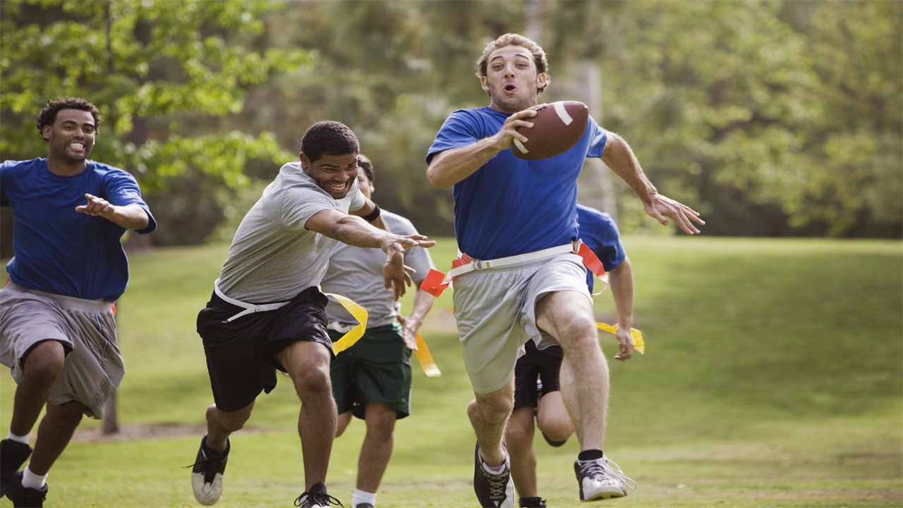 Try This Partner Warmup Series Before Your Next Flag Football Game