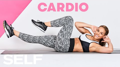 30-Minute HIIT Cardio Workout With AMRAP Burnout - No Equipment | Self