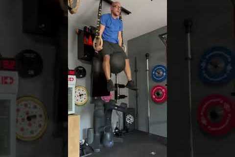 Weighted Calisthenics With 20 lbs AbMat Medicine Ball | Shredded Dad #shorts