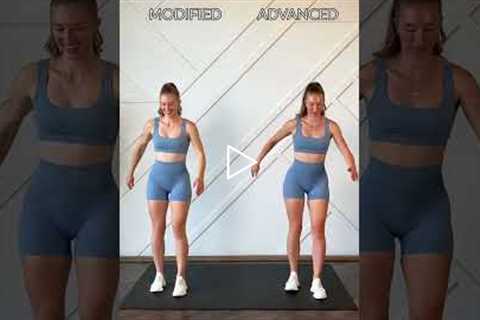 modify your exercises so there’s NO JUMPING! #shorts