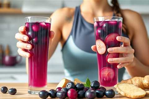 Vision-Enhancing Juice with Bilberry and Ginger for Better Sight